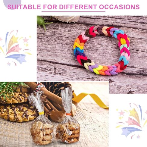 Hair Ties, Soft Elastic Hair Bands for Toddlers Girls, Gentle No-Damage Ponytail Holders for Daily Hairstyles School and Playtime, Multicolor Small Hair Elastics 100-Pack in Kuwait