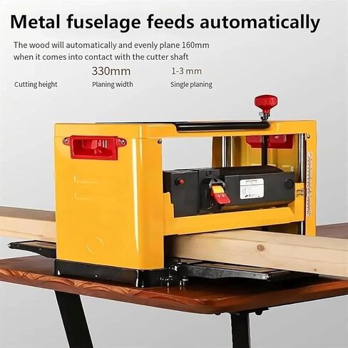 220V 2000W Benchtop Planer, Electric Multifunctional Desktop Woodworking Planer, Desktop Electric Jointers Plane with Copper Motor Multifunctional Planer in Kuwait