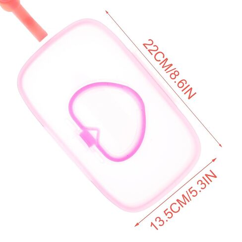 Healifty Baby Wipes Dispenser Box Portable Wet Tissue Pouch Case with Belt Clip for on the Go Lightweight Travel Wipe Holder for Stroller and Diaper Bag Compact Pink in Kuwait