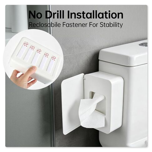Wipes Container Compatible with Cottonelle | Refillable Flushable Wipes Holder for Huggies Wipes, Airtight Lid for Bathroom & Car,Keeps Wipe Fresh and Clean in Kuwait