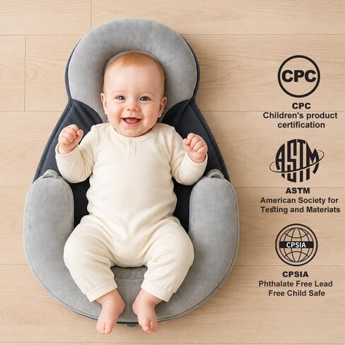Baby Feeding Pillow, Anti Overflow Breast Feeding Pillow, Tummy Time Mat | Large & Detachable Design in Kuwait