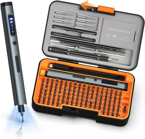 LIFEGOO 167 in 1 Electric Screwdriver Set: Mini Electric Screwdriver Cordless with Extension Rod & Pry Tools, Electronic Power Screwdriver Repair Tool Kit for RC, Computer, PC Building, Laptop in Kuwait