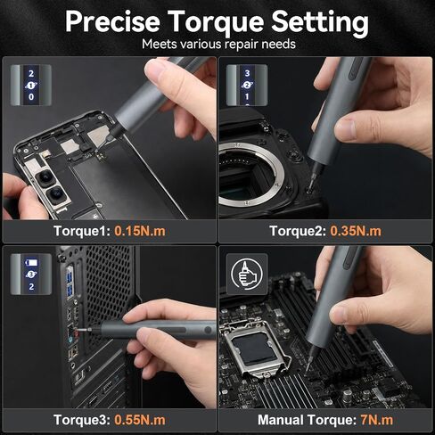 LIFEGOO 167 in 1 Electric Screwdriver Set: Mini Electric Screwdriver Cordless with Extension Rod & Pry Tools, Electronic Power Screwdriver Repair Tool Kit for RC, Computer, PC Building, Laptop in Kuwait