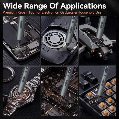 LIFEGOO 167 in 1 Electric Screwdriver Set: Mini Electric Screwdriver Cordless with Extension Rod & Pry Tools, Electronic Power Screwdriver Repair Tool Kit for RC, Computer, PC Building, Laptop in Kuwait