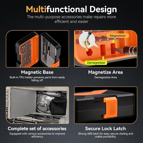 LIFEGOO 167 in 1 Electric Screwdriver Set: Mini Electric Screwdriver Cordless with Extension Rod & Pry Tools, Electronic Power Screwdriver Repair Tool Kit for RC, Computer, PC Building, Laptop in Kuwait