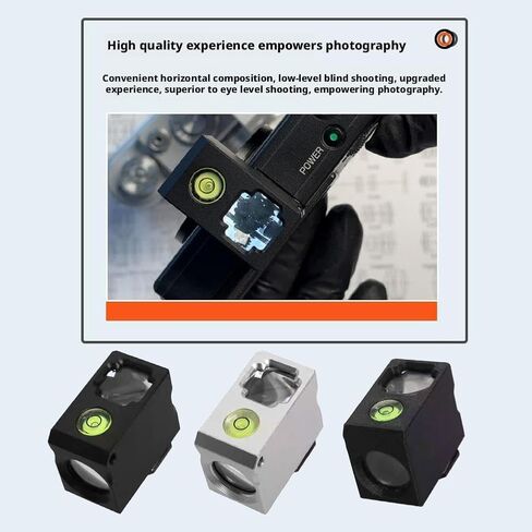  50mm Waist Level Viewfinder,Optical Waist Level Viewfinde-r External Viewfinde r,Replacement Camera External Optical Viewfinde r WAIS-t Levels Viewfinder Part,Precise Framing (Black Plastic) in Kuwait