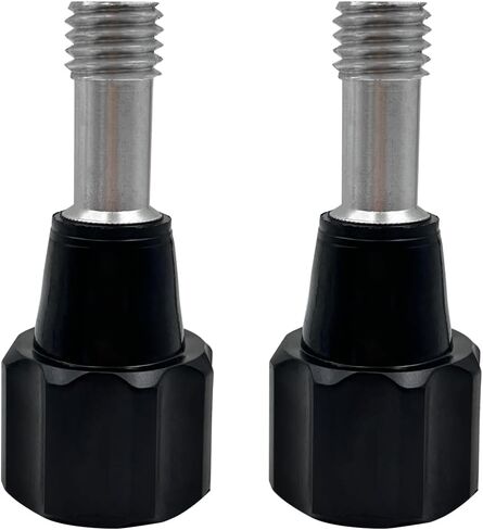 Tripod Center Screw for Total Station, 32mm, 5/8-11, Black | 95mm overall length with a 32mm metal section; aluminum and plastic construction for compatible surveying tripods in Kuwait