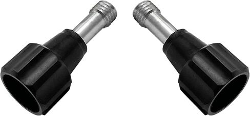 Tripod Center Screw for Total Station, 32mm, 5/8-11, Black | 95mm overall length with a 32mm metal section; aluminum and plastic construction for compatible surveying tripods in Kuwait