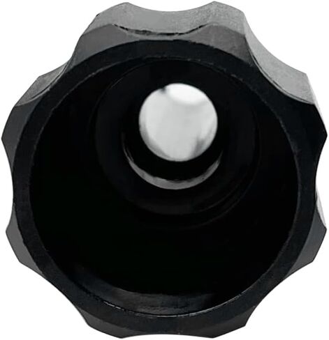 Tripod Center Screw for Total Station, 32mm, 5/8-11, Black | 95mm overall length with a 32mm metal section; aluminum and plastic construction for compatible surveying tripods in Kuwait