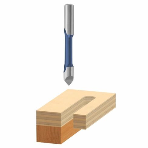 BOSCH 85146B50-50 50 pc. 1/4 in. x 3/4 in. High Speed Steel 1-Flute Pilot Panel Straight Bits in Kuwait