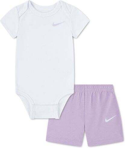 Nike Baby Essentials Bodysuit and Shorts 2-piece Outfit Set in Kuwait