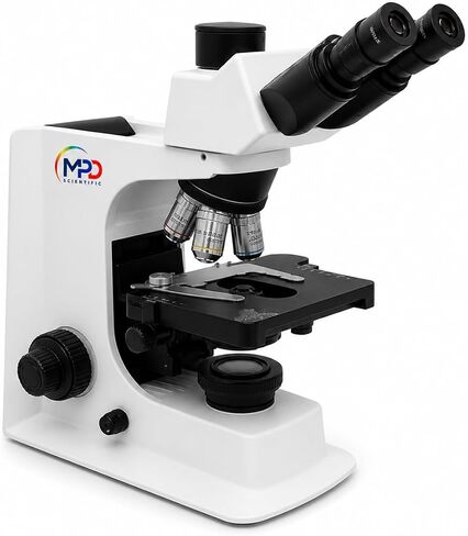 MP400 Series Laboratory Compound Microscope — Infinity-Corrected Achromat, Semi-Plan or Plan Objectives, Binocular or Trinocular Seidentopf Head, 40×–1000× Magnification, 3W LED (MP402PL) in Kuwait
