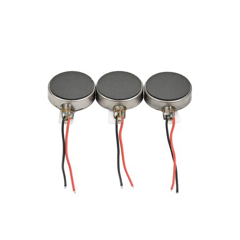 10Pcs 10x3.4mm Mini Vibration Motors 3.0V DC Flat Coin Button-Type Micro DC Vibrating Motor for Mobile Cell Phone Pager Tablet Household Appliances in Kuwait