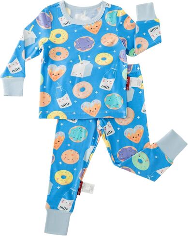 Toddler Sets for Boys & Girls, 92% Viscose from Bamboo Sweatshirt Pant and Top Set, Kids Outfits Clothes in Kuwait
