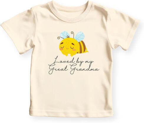 Loved By My Great Grandma Baby Bodysuit Bee Baby Outfit Kids Tee in Kuwait
