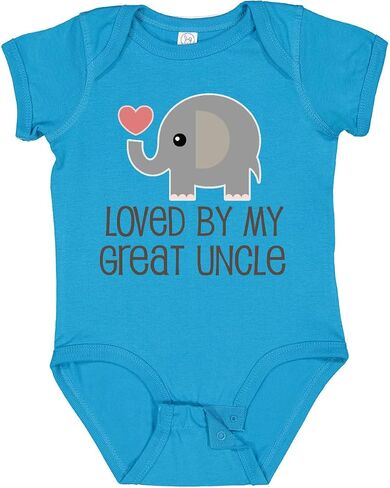 inktastic My Great Uncle Loves Me Baby Bodysuit in Kuwait