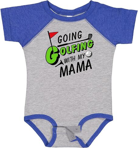 inktastic Going Golfing with My Mama- Kids Golf Baby Bodysuit in Kuwait