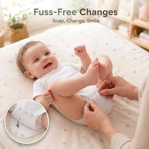 Baby Bodysuits 100% Organic Cotton, Unisex Short Sleeve Newborn Essentials, Ultra Soft Layette, 0-24 Months in Kuwait