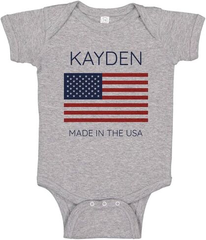 Kayden Made in The USA Baby Infant Bodysuit in Kuwait