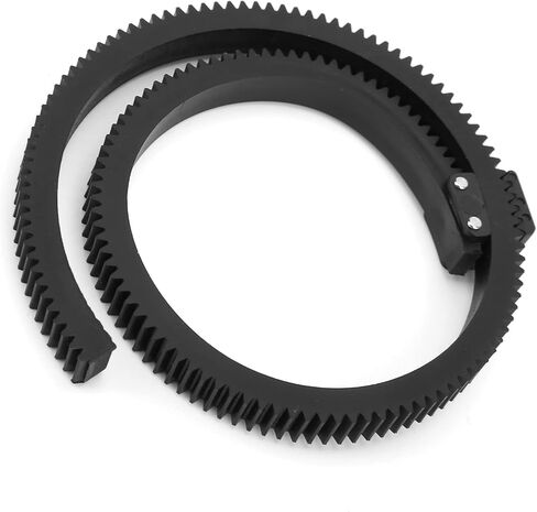 Follow Focus Lens Gear Belt Adjustable Rubber Plastic with Quick Lock for 46-92mm Lenses, Precise Cinematic Control for DSLR and Videography Rig in Kuwait