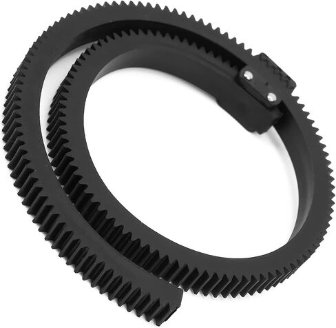 Follow Focus Lens Gear Belt Adjustable Rubber Plastic with Quick Lock for 46-92mm Lenses, Precise Cinematic Control for DSLR and Videography Rig in Kuwait