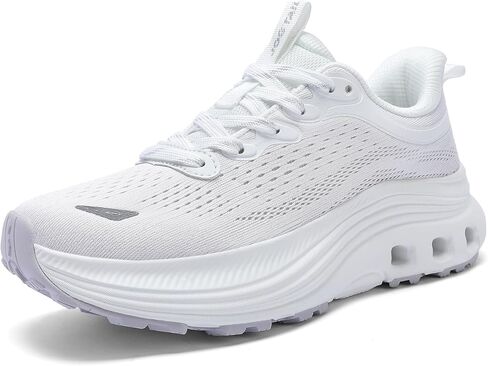 Women's Wide Toe Walking Shoes - Cushioned Orthopedic Sneakers Breathable Non Slip Athletic Tennis Shoe for Running Gym Workout Daily Wear in Kuwait