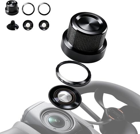 Lens Replacement Kit for DJI Avata 360 Drone, Portbale Optical Glass with Aluminum Alloy Ring + Removal Tools, 360° Camera Lens Repair Part Kit for Avata 360 Accessories (2 Pack) in Kuwait