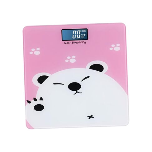 TOYANDONA Multifunctional Digital Weight Scale for Pets Adults with High Precision Sensor Wide Capacity Bright Display Indoor Temperature Monitor Protective Edging Design in Kuwait