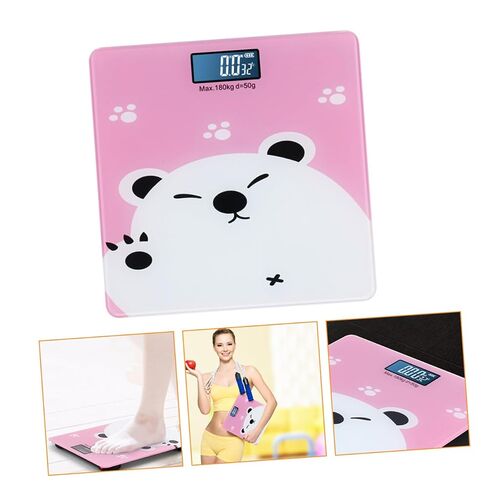 TOYANDONA Multifunctional Digital Weight Scale for Pets Adults with High Precision Sensor Wide Capacity Bright Display Indoor Temperature Monitor Protective Edging Design in Kuwait