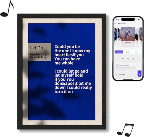 Gallery T2 30" 2K Digital Picture Frame with 2.1 Hi-Fi Bluetooth Speaker, Paper-Like Anti‑Glare Display & Dynamic Lyrics – High‑Fidelity Audio & Art for Home Decor, Wall/Tabletop in Kuwait