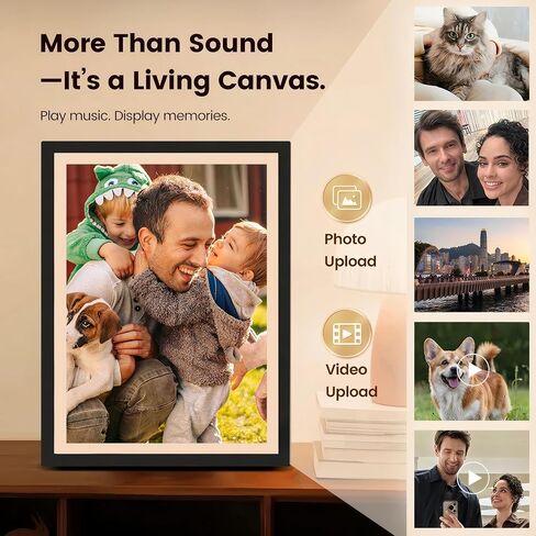 Gallery T2 30" 2K Digital Picture Frame with 2.1 Hi-Fi Bluetooth Speaker, Paper-Like Anti‑Glare Display & Dynamic Lyrics – High‑Fidelity Audio & Art for Home Decor, Wall/Tabletop in Kuwait