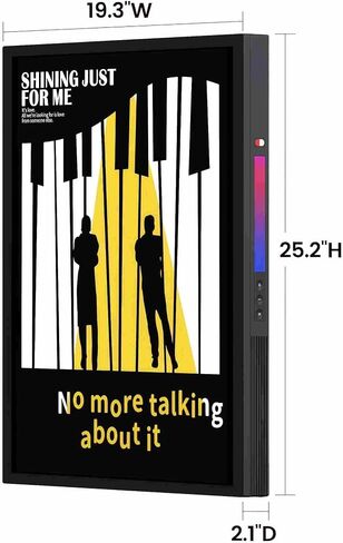 Gallery T2 30" 2K Digital Picture Frame with 2.1 Hi-Fi Bluetooth Speaker, Paper-Like Anti‑Glare Display & Dynamic Lyrics – High‑Fidelity Audio & Art for Home Decor, Wall/Tabletop in Kuwait
