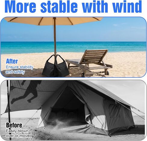 8 Packs Sandbags Weight Bags for Light Stand Photography Video Support, Heavy Duty Saddlebag for Canopy, Umbrella Base, Backdrop Stand, Photo Tripod, Picnic Table, Fishing Chair in Kuwait