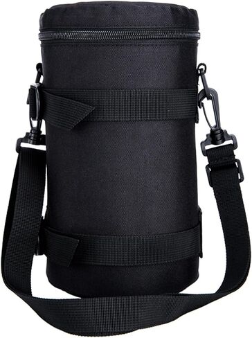 JJC Camera Lens Pouch Case for CANON EF 100-400mm NIKON Z 70-200mm Lens | Fits lens 4.3 x 8.8", for AF NIKKOR 80-200mm, 80-400mm, CANON EF 70-200mm, Fuji GF 250mm MKX 18-55mm Lens in Kuwait