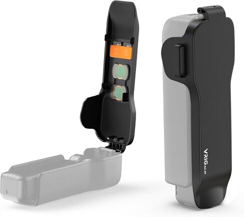 VRIG Protective Cover Case for DJI Osmo Pocket 3 Accessories, Lens Cap Hard Case for Xtra Muse Gimbal Vlog Camera with Soft Lining, Compact Design, Quick Open/Close in Kuwait