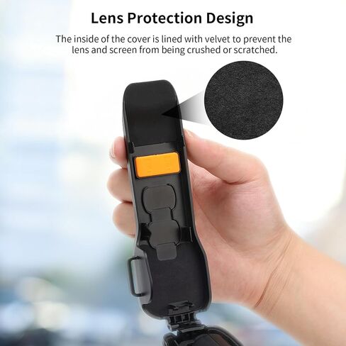 VRIG Protective Cover Case for DJI Osmo Pocket 3 Accessories, Lens Cap Hard Case for Xtra Muse Gimbal Vlog Camera with Soft Lining, Compact Design, Quick Open/Close in Kuwait