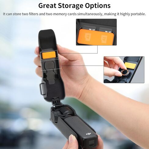VRIG Protective Cover Case for DJI Osmo Pocket 3 Accessories, Lens Cap Hard Case for Xtra Muse Gimbal Vlog Camera with Soft Lining, Compact Design, Quick Open/Close in Kuwait
