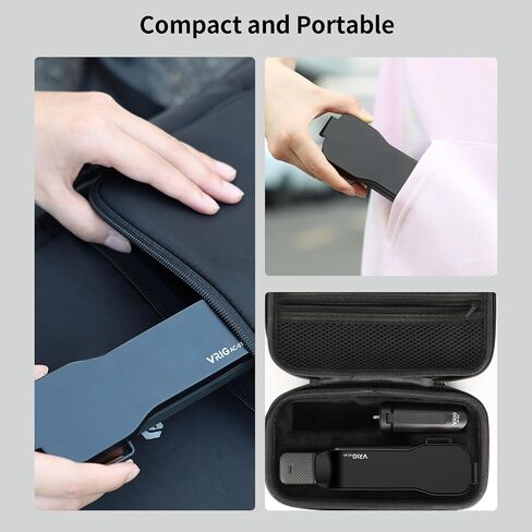 VRIG Protective Cover Case for DJI Osmo Pocket 3 Accessories, Lens Cap Hard Case for Xtra Muse Gimbal Vlog Camera with Soft Lining, Compact Design, Quick Open/Close in Kuwait