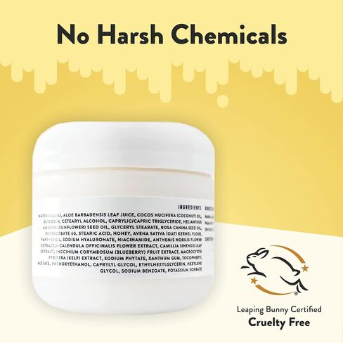 ECZEMA HONEY Soothing Facial Cream - Eczema Lotion for Face, Eyelids, Lips, and More - Natural Dry Skin Repair (2 Oz) in Kuwait