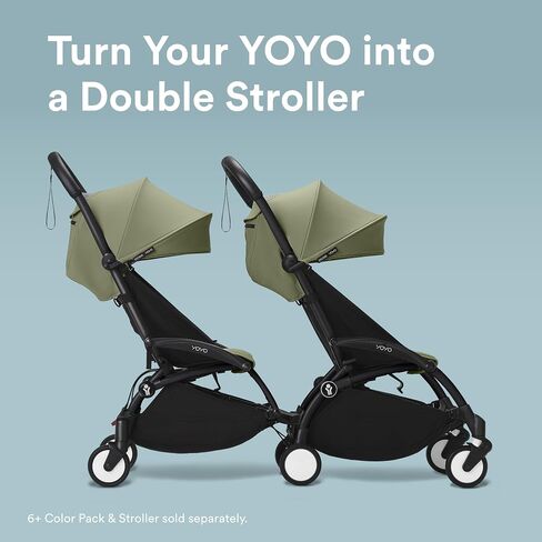 Stokke YOYO Connect, Black, Turn Your YOYO3 Stroller into a Double Stroller | Comaptibe with YOYO2 & YOYO3 Stroller, Compact & Easy to Maneuver, 5 Possible Setups for Twins or Children with Age gaps in Kuwait