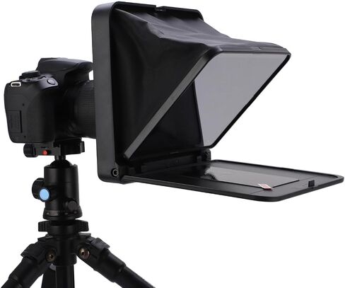 HURRISE TC7 Foldable Portable Teleprompter for Smartphone, Tablet & SLR Camera with Remote Control in Kuwait