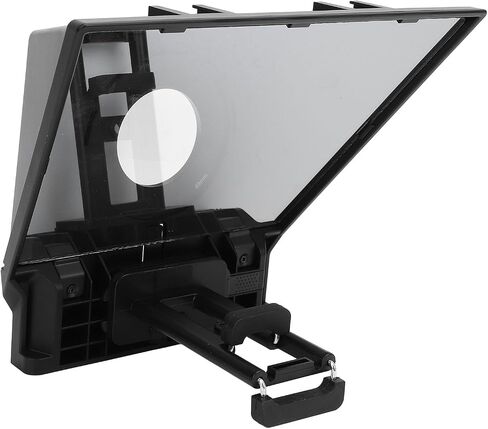 8 Inch Teleprompter, APP Remote Control for Smartphone DSLR Camera with Lens Adapter Rings for Online Teaching Live Streaming in Kuwait