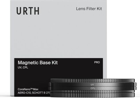 Urth 72 mm Magnetic 2-in-1 Lens Filter Kit (Pro) — Professional-Grade UV, Circular polarizing (CPL), Advanced 34-Layer Nano-Coating, Optical Glass Camera Filters with Magnetic-Lock in Kuwait