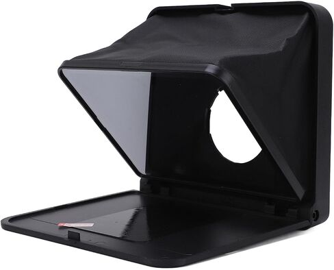 SUNGOOYUE Teleprompter Portable Foldable Prompter for Smartphone Tablet SLR Camera Plastic TC7 with Bluetooth Remote 49mm to 82mm Rings for Teaching Vlog Live Host in Kuwait