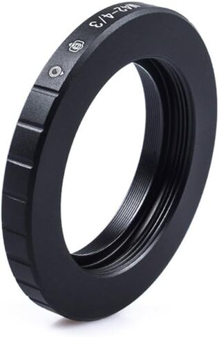 CHICHIYANG Aluminum Lens Mount Adapter Ring M42 Mount Lenses to 4/3 Cameras Converter Shooting Accessories for All M42 Mount Lense in Kuwait