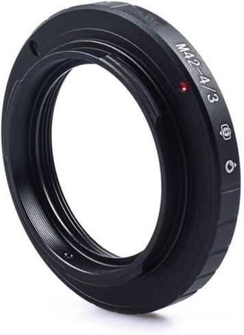 CHICHIYANG Aluminum Lens Mount Adapter Ring M42 Mount Lenses to 4/3 Cameras Converter Shooting Accessories for All M42 Mount Lense in Kuwait