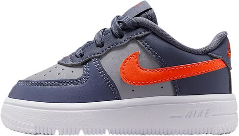 Nike Force 1 Low Baby/Toddler Shoes (Cement Grey/Light Carbon/White/Team Orange) in Kuwait