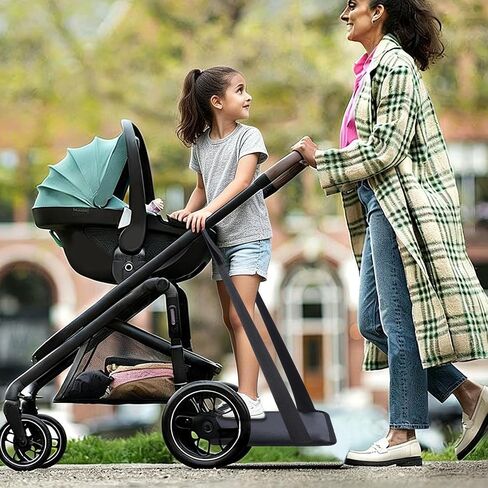Stroller Wagon Standing Board,Universal Stroller Buddy Standing Board,Stand Up Accessories with Adjustable Length-Slip-Resistant Surface for Toddlers,Stroller Accessories,Easy to Use,Black in Kuwait