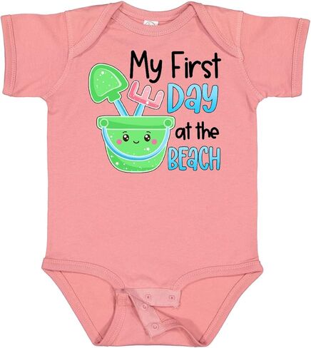inktastic My 1st Day At the Beach Cute Bucket and Shovel Baby Bodysuit in Kuwait