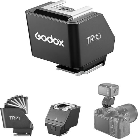 Godox TR-C TTL Hot Shoe Riser for Canon Cameras,0-90° Angle Adjustment,30mm Height Increase, Reduce Lens Shadow Compatible with Godox iT30 Pro C,iT20 C,iT22C,iM30,iM20,iM22 Mini Flash in Kuwait